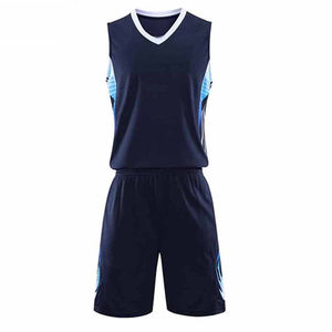 Uniformes de baloncesto Premium hechos a medida, camiseta de manga corta con cuello en V única, nuevo estilo, conjunto de uniforme deportivo de baloncesto - Product Image 1
