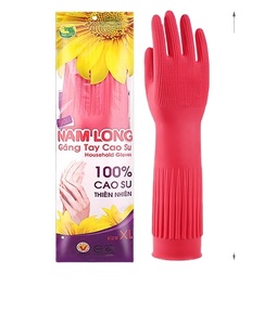 Guantes de goma impermeables Nam Long Vietnam de confianza para durabilidad en el procesamiento de mariscos - Product Image 5