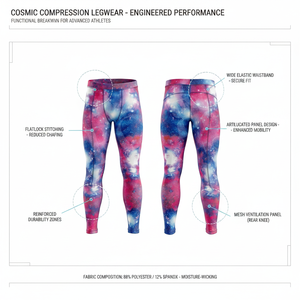 Apparel Clothing Manufacturer All Over Printed Sublimation Skinny <b>Compression</b> Leggings Stretchy Fabric Workout Yoga Gym Pants - Product Image 2