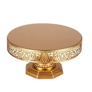 <b>Buffet</b> Use Metal Cake Stand Cake Display Stand Dessert Serving Tray Party <b>Table</b> Decor - Product Image 1