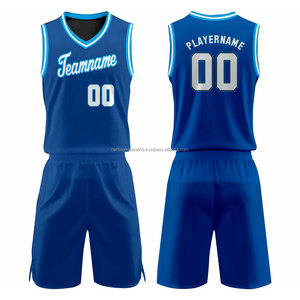 Latest Design Light Weight Custom Design Basketball Uniform OEM <b>Heat</b>-Transfer Printing Basketball Jersey Uniform Sets Summer - Product Image 1