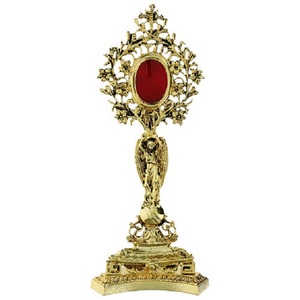 Excelente Relicario de Latón con Acabado Dorado, Diseño Tradicional Redondo, Decoración de Mesa para el Hogar, Duradero, para Sala de Estar, de Metal - Product Image 4