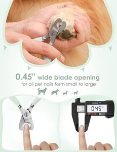 Cortauñas Profesional para Perros, Cortauñas de Acero Inoxidable para Mascotas, con Protector de Seguridad y Mango Antideslizante para el Cuidado de Perros y Gatos - Product Image 5