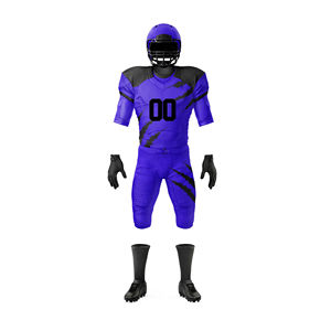Uniforme de football américain personnalisé de qualité supérieure, 100% polyester, vêtements d'équipe, uniforme de football américain - Product Image 5