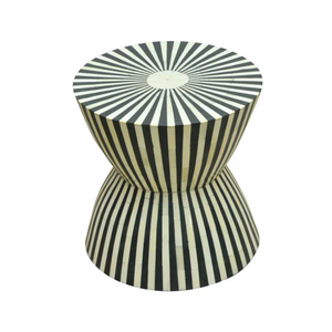 Bone Inlay <b>Stool</b> and Ottoman Luxury Living Room Furniture for Hotel Use High Quality Designs - Product Image 4