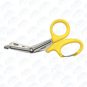 Tijeras de trauma de 7,5 pulgadas con mosquetón, tijeras de vendaje recubiertas de titanio de acero inoxidable, tijeras de enfermería con cuchillas antiadherentes - Product Image 3