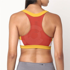 Sujetador deportivo duradero de tela elástica, sujetador deportivo atlético, sujetador deportivo cómodo para entrenamiento y fitness. - Product Image 2