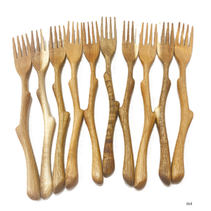 Cuillères en bois dur écologiques de qualité supérieure polyvalentes, ustensiles de service durables pour cuisines saines - Product Image 5