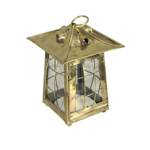 Lanterne en laiton de style antique faite à la main pour lampe à huile nautique, décoration vintage pour la maison et porte-bougie à pilier à bon prix - Product Image 5