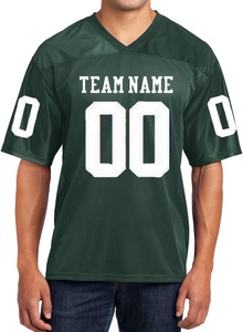 Jersey de Fútbol Americano, Malla de Poliéster, Impresión en Serigrafía, OEM, ODM, Logotipo Personalizado, Proveedor de Ropa Deportiva Resistente - Product Image 3