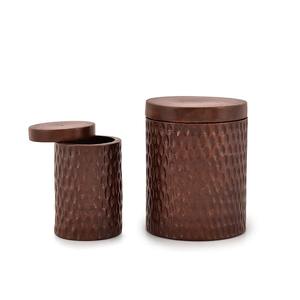 ชุดกระปุกไม้เก็บชา กาแฟ น้ำตาล แบบมินิมอล ทำมือ งานฝีมือคุณภาพสูง พร้อมฝาปิด ปรับแต่งได้สำหรับห้องครัว อินเดีย - Product Image 4