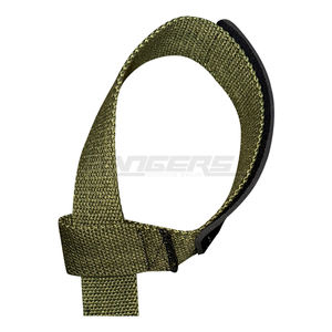 Correas de levantamiento de pesas verde oliva de algodón, soporte para muñecas de culturismo, logotipo personalizado, suministro al por mayor, correas de levantamiento de pesas para hombres - Product Image 3