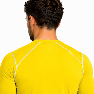 2026 Breathable Four-Way Stretch Compression Shirt <b>Men</b> Gym Training Fitness Wear Moisture Wicking Performance <b>Base</b> <b>Layer</b> Simple - Product Image 5