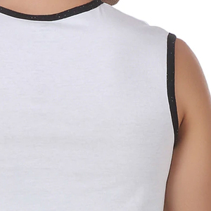 Camiseta sin mangas con cuello redondo personalizada con logotipo, tamaño y color a elección, para entrenamiento y fitness, la más vendida. - Product Image 5