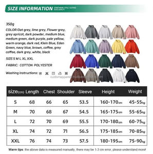 Sudaderas con Capucha 100% Algodón, Gruesas, de Felpa, Estilo Urbano, Personalizables con Logotipo, para Hombre - Product Image 2