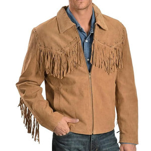 Men New Arrival <b>Suede</b> Leather Western Leather <b>Jacket</b> Street Style Hot Sale Customized <b>Suede</b> Western <b>Jacket</b> Biker Type Men - Product Image 1