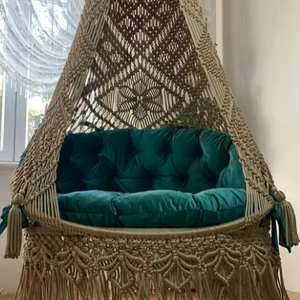 <b>Macrame</b> double Swing Chair, Christmas Gifts,<b>Macrame</b> Round Swing, <b>macrame</b> swing, <b>Macrame</b> Swing Chair, <b>Macrame</b> rocking chair - Product Image 1