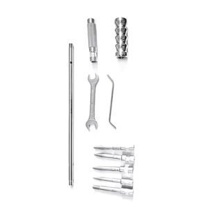 Extractor femoral ortopédico universal, removedor de clavos, juego de instrumentos manuales de acero inoxidable, 2 herramientas quirúrgicas premium Surgiright - Product Image 6