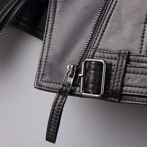 Women <b>Leather</b> <b>Jacket</b> Trendy Fashion Biker <b>Jacket</b> <b>Long</b> Sleeve <b>Leather</b> Coat Casual Party and Outdoor Wear Women <b>Leather</b> <b>Jacket</b> - Product Image 5