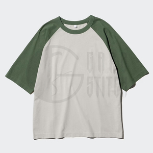 Men's Raglan Sleeve T-shirt Wholesale <b>Baseball</b> Jersey Shirts Custom Color Block Sports <b>Tee</b> - Product Image 4