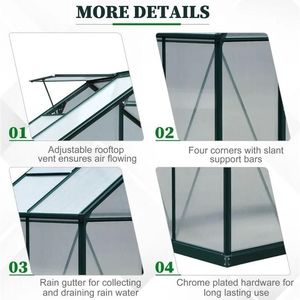 7 ore # # # #   Serra da Giardino Portatile - Design Walk-in 6 L X 4 L - Product Image 6