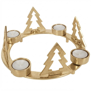 Support de bougie en aluminium finition or fait main en forme de renne, élégant chandelier pour mariage, fête, Noël, décoration de table, décoration intérieure - Product Image 1