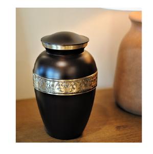 Urne funéraire élégante en métal de style américain pour adultes, conçue pour la commémoration à domicile, offrant une conservation sûre des cendres, personnalisable - Product Image 6