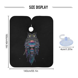 Capa de Barbero Impermeable y Ecológica con Impresión Personalizada, Capa de Peluquería, Capas de Corte para Salón, Capas de Peluquería - Product Image 2