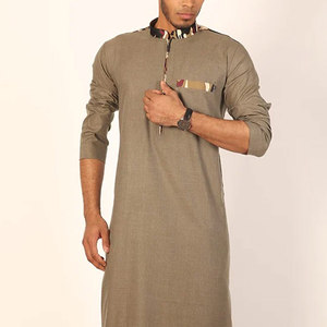 <b>Men</b> Juba Premium Quality Modest Muslim Robe Long Sleeve Comfortable Full Length Traditional Clothing For Everyday Use - Product Image 3