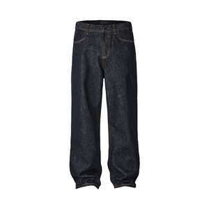 MEESAM LEATHER HOSIERY Jeans de Mezclilla Unisex 100% Algodón de Secado Rápido, Cintura Alta, Corte Recto, Estilo Vintage, para Invierno - Product Image 3