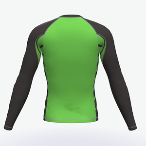 Rashguard de fitness pour hommes, manches longues, compression respirante, haut d'entraînement USA - Product Image 3