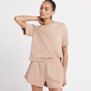 Shorts <b>Set</b> Women T Shirts and Shorts <b>Set</b> Gym Fitness Cotton Material Summer Jogging Wear Casual Quick Dry Women <b>Twin</b> <b>Sets</b> - Product Image 3