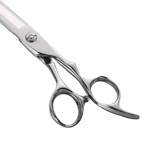 Ciseaux de coiffure professionnels en acier inoxydable, lame tranchante, pour droitiers, manche long, ciseaux de coupe de cheveux professionnels pour salon - Product Image 5