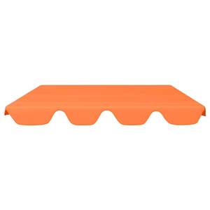 Toldo de Repuesto Naranja de 74/66.1/57.1/43.3 Pulgadas para Columpio de Jardín, Pérgola y Gazebo - Product Image 3