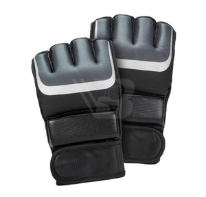 Gants de MMA en cuir sur mesure de haute qualité pour le karaté, les arts martiaux, la boxe, le Muay Thai, l'entraînement au kick, avec logo personnalisé, demi-doigts - Product Image 1