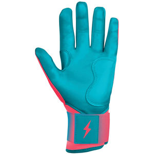 ถุงมือตีเบสบอลรุ่น Max Clark Signature Series แบบข้อมือยาว - สีชมพู/เขียวอมฟ้า BRUCE-BOLT รุ่น Original Series ถุงมือตีเบสบอลหลายสีสำหรับผู้ใหญ่ - Product Image 4