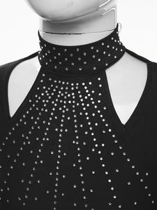 Crop top pour filles de 6 à 16 ans avec jupe en mousseline pour le patinage artistique, la gymnastique, la danse lyrique, les cours de danse, les spectacles sur scène, les spectacles scolaires - Product Image 3