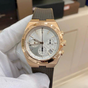 Exquisitely Designed Luxurious Rose Gold Bezel Casual Business Commuting Date <b>Chronograph</b> <b>Automatic</b> Mechanical Men's Watch - Product Image 1