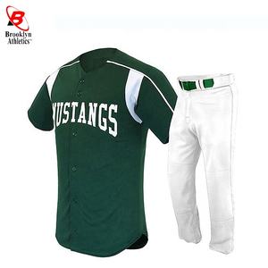 Uniforme de béisbol personalizado para hombre y mujer, ropa de equipo Unisex con sublimación de Softball, Jersey de béisbol 100 de poliéster - Product Image 3