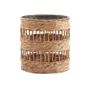 Table d'appoint ronde en jacinthe d'eau tressée à la main, écologique, pour chambre ou salon, provenant d'une usine au Vietnam - Product Image 3