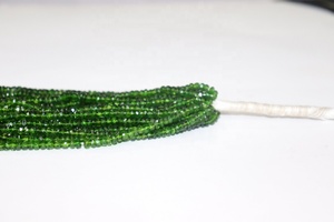 ลูกปัดไดออปไซด์แบบเม็ดกลมขนาด16นิ้ว3-4.5มม. สำหรับทำเครื่องประดับ - Product Image 4