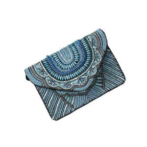 Sac à main artisanal de luxe indien, multicolore, forme baguette, durable, style ethnique, fait main, accessoires de mode en cristal, pour un usage décontracté - Product Image 1