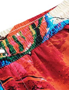 Men Daywear Shorts Floral Print Elastic Waist <b>Drawstring</b> Beach Summer Casual Holiday Colorful Lightweight top mens summer beach - Product Image 2