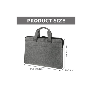 Bolsos para Portátil de Alta Calidad en Oferta, Bolsos de Mano Impermeables, Bolsos y Fundas para Portátil Casuales de Negocios con Cierre - Product Image 5
