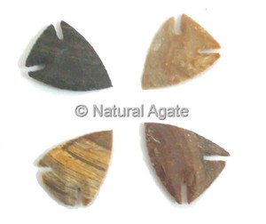 Achetez les pointes de flèches en pierre d'agate naturelle les mieux notées - Product Image 2