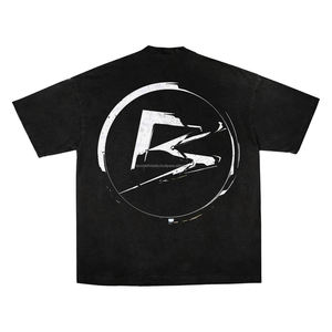 Camiseta de Hombre de Estilo Vintage con Lavado Ácido, Camiseta Desgastada con Lavado Ácido, Fabricante de Ropa, Camiseta de Estilo Urbano para Hombre - Product Image 5