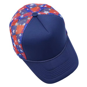 Casquette Trucker Personnalisée en Gros 100% Coton Maille Respirante Tendance Extérieur Patch Snapback - Product Image 3