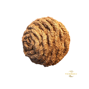 VietChoice Natural Coir Chew Ball Durable Fiber Toy For Dogs Custom Size Indoor Use Solid Color Simple Style - Product Image 4