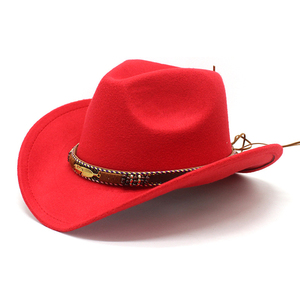 Sombrero de Vaquero con Luces LED de Moda al por Mayor, Disfraz de Fiesta con Lentejuelas Brillantes para Halloween, Navidad y Festivales, 100% Poliéster, Unisex - Product Image 6
