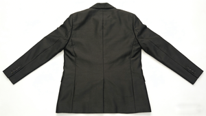 Compre Traje Formal de Negocios Personalizado de Alta Calidad, Chaqueta de Traje Negra de Un Solo Pecho para Hombre - Product Image 3
